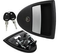 FAP serrure de porte serrure extérieure caravane camping-car FF-System TRIANGLE 1 noir (S)