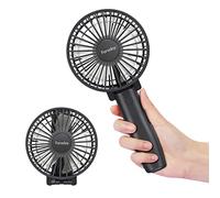 FARADAY Ventilateur portatif personnel de 4800 mAh - Ventilateur de refroidissement de voyage puissant - Petit ventilateur portable à piles rechargeables - Ventilateur de table de bureau pour les