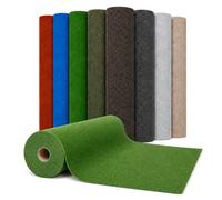 Farbwunder Park Tapis de gazon, tapis de balcon, durable et résistant aux intempéries, disponible en 8 couleurs, tapis de gazon artificiel pour terrasse, balcon et loisirs, extérieur, chocolat, 100 x