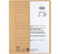 Farde à oeillets agrafage officiel demi-couverture avant carton chamois