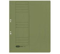 Farde à oeillets agrafage officiel demi-couverture avant carton vert paquet de 50 pièces