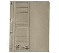 Farde à oeillets ELBA en carton, gris, agrafage commercial demi-couverture avant, emballée par 50 pièces - 50 pièces (21451 GR)