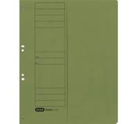 Farde à oeillets ELBA en carton, vert, agrafage commercial demi-couverture avant, emballée par 50 - 50 pièces (21451 GN)