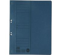 Farde à oeillets ELBA "Smart Line" A4 avec reliure commerciale et demi-couverture avant, en carton Manila (RC) 250 g/m², pour env. 200 feuilles DIN A4, bleu 50 pièces