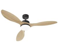 FARELEK Oklahoma Ventilateur de Plafond Avec Led Puissance 100 W, Diamètre 1370 mm, Télecommande, Selecteur de Vitesse, Nombre de Vitesses X3,