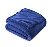 FARFALLAROSSA Couverture Plaid Polaire Flanelle 230 x 270 cm - Jeté de Canapé Polaire - Couverture lit 2 Personnes Epaisse Douce Et Chaude - Plaid Haute Qualité - Bleu 2