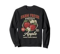 Farm Fresh Organic Apple Farmers Orchard Market Homegrown Sweatshirt