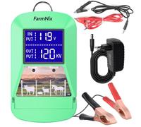 FarmNix Électrificateur de clôture 12KV 3 Joules, portée 24KM | Clôture électrique, alimentation secteur, batterie ou solaire, ferme, pâturage, vache, cheval, mouton, chèvre, sanglier