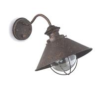 Faro 71110, éclairage mural pour l'extérieur, couleur rouille, métal, IP23, I, E27