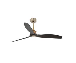 FARO BARCELONA 33417 - JUST FAN Ventilateur de plafond vieil or de CONILLAS