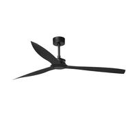 Ventilateur de plafond à basse consommation avec télécommande Just Fan Noir 128 cm