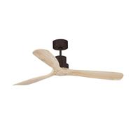 Faro Barcelona Ventilateur de plafond Lantau DC Marron / Pin
