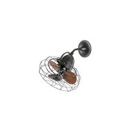 Faro Barcelona Ventilateur de plafond Keiki Marron 43 cm 3 vitesses