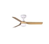 FARO BARCELONA 338211S Mini PUNT S Ventilateur blanc/érable 20 W SWT
