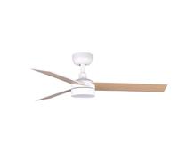 FARO BARCELONA 342951S - RUDDER 3 S Ventilateur blanc/frêne 20 W SWT