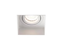 Faro Barcelona 40112 - HYDE SQ Encastrable blanche carré orientable sans encadrement
