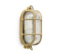 Faro Barcelona - Cabo Led 1xE27 A60 Applique ou plafonnier - Applique murale, laiton et cristal, ampoule non incluse
