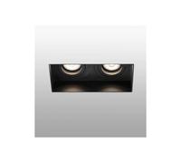 FARO BARCELONA Downlight encastré carré GU10 noir