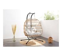 Faro fauteuil suspendu 2 places effet rotin