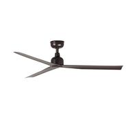 Ventilateur de plafond à basse consommation avec télécommande pour l'extérieur Marine Marron