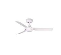 Faro Barcelona Ventilateur de plafond Mini Punt DC 90 cm – à basse consommation, télécommande, blanc
