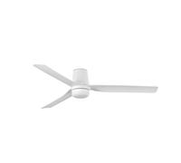 Ventilateur de plafond à basse consommation avec éclairage LED et télécommande Punt Tub Blanc / Blanc