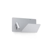 Faro SUAU Applique Murale Avec USB Droite Gris