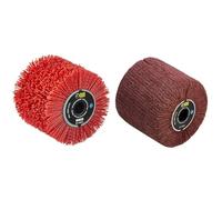 Fartools 110886 Brosse Nylon abrasifs Ø120mm-L 100mm pour Rénovateur REX120C & 110873 - Brosse en fibres synthétiques pour rectifieuse REX120 C, REX200, REX-H200 diamètre 120 mm rouge