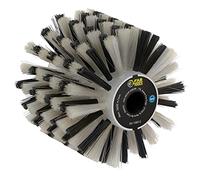 Far Tools Brosse fibre plastique 110889 Ø120 mm L100 mm pour REX120C et REX200 Noir