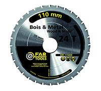 Fartools 115838 Lame pour Scie circulaire 110 mm