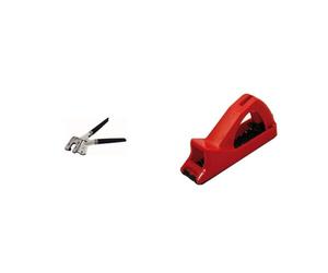 Fartools 212002 Pince pour Rail à placoplâtre & 212006 Mini rabot à plâtre 135 x 35 mm