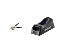 Fartools 212002 Pince pour Rail à placoplâtre & wolfcraft 4013000 - Rabot-Bloc pour Plaques de Plâtre - Surface de Râpe de 150 x 57 mm