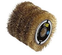 Fartools Brosse à fil laitonné 0,3 mm Ø 60 mm L 60 mm pour décaper/dégriser