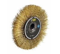 Far Tools Brosse fil laitonnée de précision 110898 Ø 120 mm L 20 mm