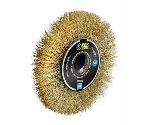Fartools Brosse métallique de précision en laiton Ø120mm/L20mm