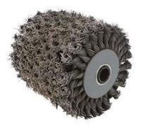 Fartools Brosse métallique 110884 – fibres métal torsadées pour rénovateur, moyeu plastique