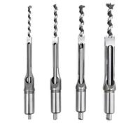 Fartools Coffret de 4 couteaux de mortaisage ø8 ø10 ø12 ø16mm - Pour mortaiseuse à bedaine carré