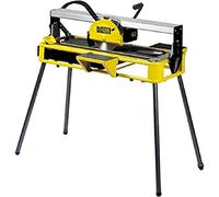Fartools Coupe Carrelage radial 800W disque Ø200mm, capacité de coupe 36mm L=740mm, tete inclinable 45°, pompe à refroidissement à eau intégré, prise PRCD fournie, livré avec 1 disque diamant