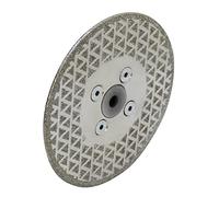Fartools Disque diamant abrasif multi-matériaux Ø120mm - ép.2mm décaper, dégriser, poncer sur les champs ou bords particulièrement entre des lattes de bois