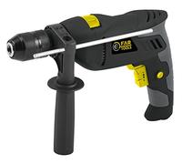 Fartools Perceuse à percussion 850W, mandrin autoserrant métal Ø13mm, vitesse variable 0-2800tr/min, poignée auxiliaire, mallette
