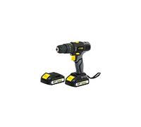 Fartools Perceuse percu/Visseuse 18V, 2 batteries 1,5Ah li-ion, max 35Nm, 2 vitesses mécaniques, mandrin Ø10mm, LED, mallette + 13 acc.