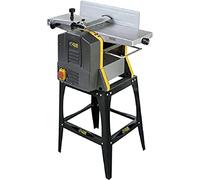 Fartools Rabot Dégauchisseur 1500W, largeur coupe 254mm, table en alu 280x265mm, réglage de passe 0-3mm, hotte d'aspiration, piètement métal