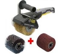FARTOOLS Rénovateur REX120C brosse lanieres abrasives et fibre synthétique Pour bois G
