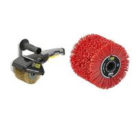 Fartools REX120C Rénovateur extérieur 1300W, Brosse Laiton 120X100MM & 110886 Brosse Nylon