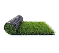 Fas Home Gazon Artificiel de 0,9 x 3,5 m, Tapis de Gazon synthétique pour intérieur/extérieur, Tapis de Gazon synthétique pour décoration, Gazon Astrologique pour Chiens avec Trous de Drainage