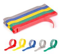 Fascette cavo, Attache Câble 50pcs Scratch Serre Cable Bande, 150 x 12 mm pour Ranger et Organiser Tous Les Câbles, Non-adhésif Bande Hook & Loop