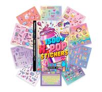 Fashion Angels K-Pop Plus de 1 500 livres d'autocollants, comprend des autocollants amusants et élégants, pour décorer et personnaliser des bouteilles d'eau, des ordinateurs portables et plus encore