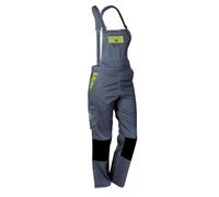 Fashion Sécurité Femme Pep's Salopette de Travail, Gris (Gris/Citron), Taille: L (44/46) EU