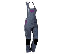 Fashion Sécurité Femme Pep's Salopette de Travail, Gris (Gris/Violet), Taille: L (44/46) EU