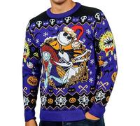 Fashion UK Pull de Noël L'étrange Noël de Monsieur Jack Jersey Mixte